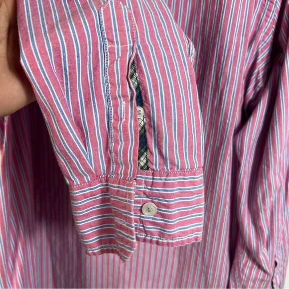 Mens American Eagle Outfitters Salmon Long Sleeve Button Down Shirt 0635 - Picture 7 of 10